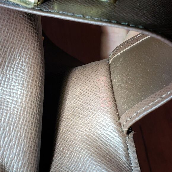 Authentic Louis Vuitton Damier Ebene 4 Key Holder Brown Unisex Designer Luxury - Picture 16 of 16